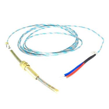 Imagem de Termopar Tipo J Ponta 20 Cm Com Baioneta Cabo 2 Metro Longa - HELEGIL,