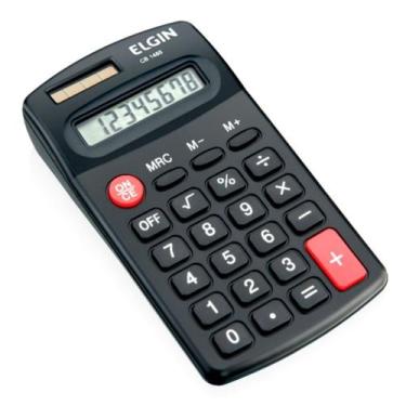 Imagem de Calculadora De Bolso 8 Digitos Solar Cb-1485 Elgin