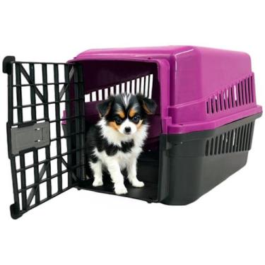 Imagem de 2x Caixa De Transporte Pet N2 para Cachorros Gatos e Coelhos - Supri P
