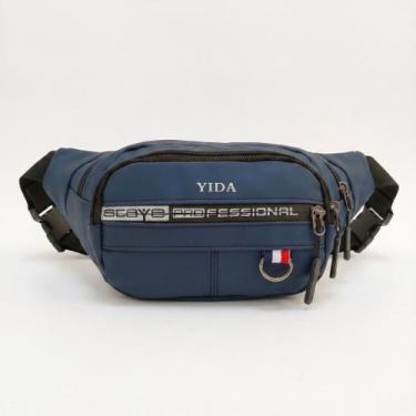 Imagem de Pochete Masculina Bolsa Cintura Transversal Motoqueiro Moto Boy Trabal