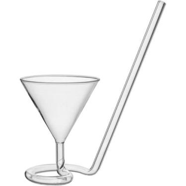 Imagem de Taça Martini Canudo Borossilicato 180ml 18x8 Transparente - HOME&CO
