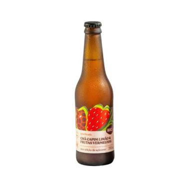 Imagem de Chá de Capim Limão com Frutas Vermelhas Gaseificado Brazô 350ml