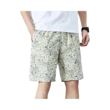 Imagem de Shorts De Algodão Respirável Para Homens plus Size, Estilo Casual De V