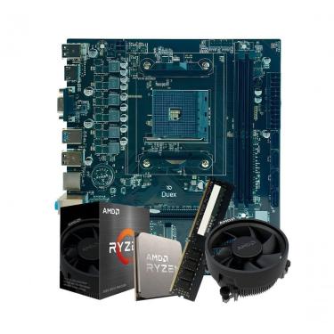 Imagem de Kit Upgrade de Computador Ryzen 5 5600gt Cooler Amd Placa A320 Ddr4 8GB Desempenho Tob Computers