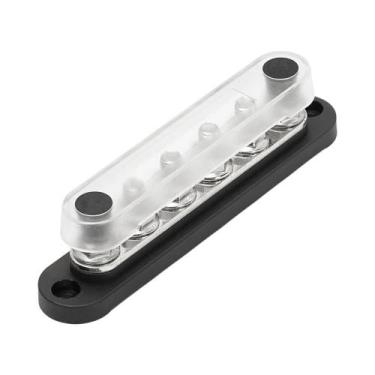 Imagem de Bloco De Distribuição De Energia 12V 250A Com 6 Terminais De 5/16 Polo