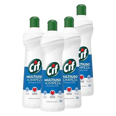 Imagem de Kit 4 Limpadores Multiuso Cif +limpeza 500ml