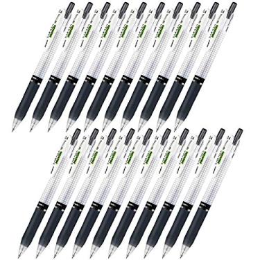 Imagem de Canetas esferográficas Zebra sarasa Mark on Gel tinta 0,4 mm cor da tinta (preta) pacote com 20