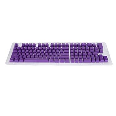 Imagem de Teclas de 117 chaves, OEM Altura OPQ Teclas opacas, para teclado mecânico de 61/64/68/71/78/82/84/87 teclas (roxo)