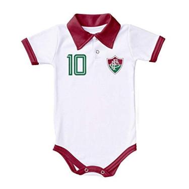 Imagem de Body Fluminense Polo Branco Torcida Baby