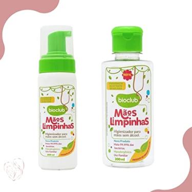 Imagem de Higienizador Mãos Limpinhas e Refil Natural Bioclub 150ml