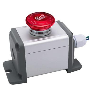 Imagem de mxuteuk Interruptor De Emergência De Travamento De Metal De Aço Inoxidável De 22 Mm À Prova D'Água Ip65 12-220V 3A 1No 1Nc Caixa De Estação Com Plugue De Conexão, Mxu-Dt-Jh Caixa Do Botão Parar A