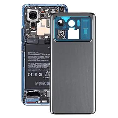 Imagem de HONGYAN Peças de substituição de telefone celular Tampa traseira da bateria original da cerâmica para Xiaomi MI 11 Ultra M2102K1G Acessórios telefônicos