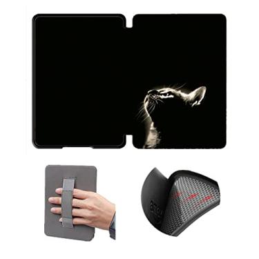 Imagem de Capa macia para Kindle Basic (apenas para 10ª geração de 2019, modelo J9G29R) com Auto Wake/Sleep, capa de silicone com design de alça de mão