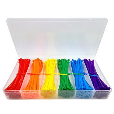 Imagem de Lenitech abraçadeiras sortidas multiuso de 10 cm, 480 peças e 600 peças, L600, 600Pcs