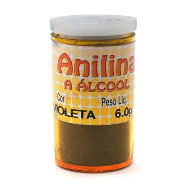 Imagem de Anilina a Álcool Glitter em Frasco de 4 gr à 6 gr Violeta