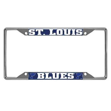 Imagem de FANMATS 17186 NHL - Moldura para placa de licença St. Louis Blues