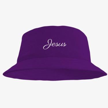 Imagem de Boné Chapéu Bucket Hat Estampado Jesus - Mp Moda Masculina