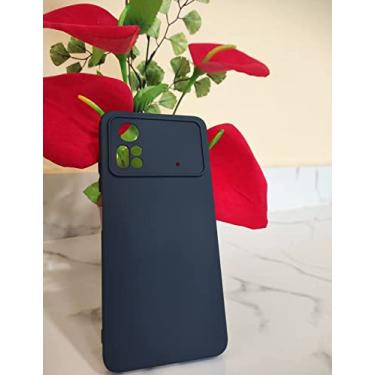 Imagem de Capa Case Capinha Anti Impacto Aveludada+ 3 Peliculas De Vidro Temperado 9d Xiaomi Poco X4 Pro 5g (CINZA CLARO)