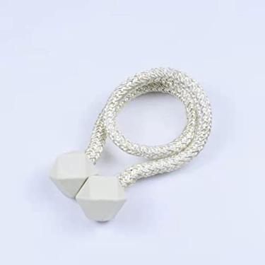 Imagem de suportes de cortina Instale cortina magnética sem prendedor magnético acessórios de alça de cortina prendedor de cortina corda de ligação, T8,4 pcs