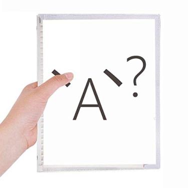 Imagem de Caderno adorável rosto com expressão, folhas soltas, recarregável, diário de papelaria