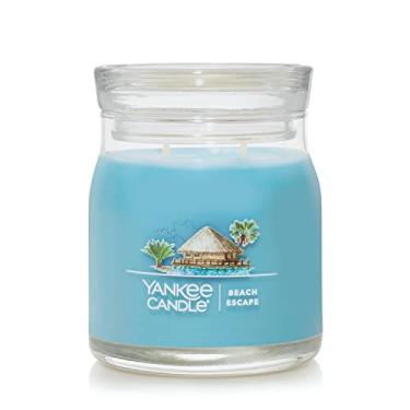 Imagem de Yankee Candle Vela de frasco de assinatura, 368 g, azul médio