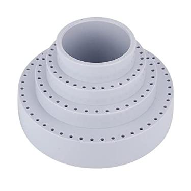 Imagem de LOVIVER Caixa de armazenamento de broca de endro de forma redonda segura, organizador de broca, para o organizador de broca de perfuração Caixa de