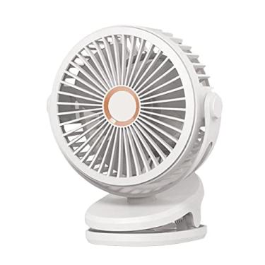 Imagem de Ventilador elétrico Henniu Ventilador de carregamento silencioso pequeno com clipe 5000mAh USB Desktop Dormitório Elétrico Mini Ventilador de mão para carro