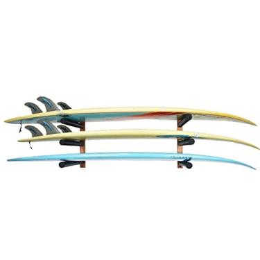 Imagem de Rack Para 3 Pranchas de Surf - Horizontal - Madeira