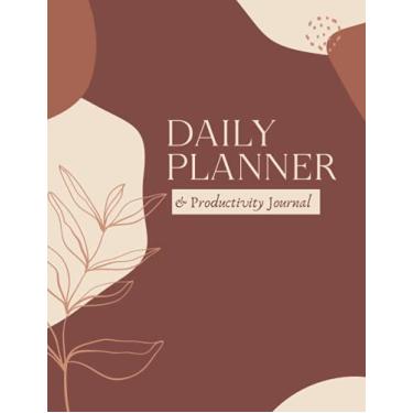 Imagem de Boho Daily Planner: A 90 Day, 180 Page A4 Size Daily Planner for Productivity, Organisation & Health: Organise your life with this daily productivity journal & achieve your goals