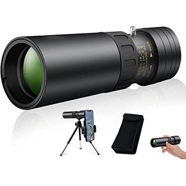 Imagem de Telescópio monocular 10- 300x40 HD Resolução BAK4 Prisma à prova d'água Nevoeiro à prova d'água Observação de observação Atlético Concerto Concerto Observação de esportes alpinismo Pesca Suporte de colchão ao ar livre Tripé monocular