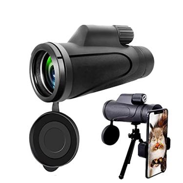 Imagem de Telescópio monocular para adultos, telescópio portátil de alta definição de alta potência 16X50 Prisma à prova d'água BAK4, para observação de pássaros, acampamento, caminhadas