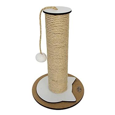 Imagem de Arranhador Barcelona Sisal Branco Hello Pet Único