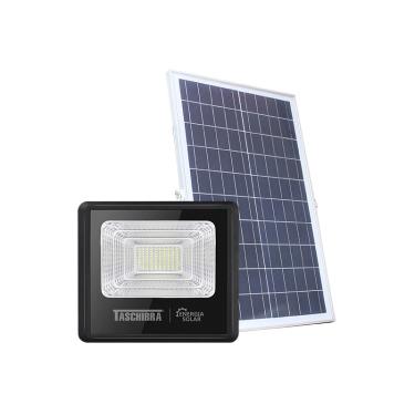 Imagem de Refletor Led Solar Taschibra Tr Sun 60W Preto 6500K Luz Branca