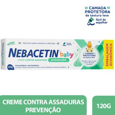 Imagem de Creme contra Assaduras Nebacetin Baby Prevent 120g 120g