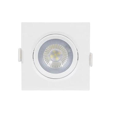 Imagem de Spot Embutir Quadrado LED 9W 3000K Branco Quente Biv. Galaxy