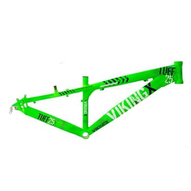 Imagem de Quadro Alumínio Dirt Jump Aro 26 Verde Neon VikingX TUFF25