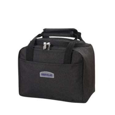 Imagem de Bolsa Térmica Masculina Feminina Versátil Fitness Marmita (Bolsa Preta)