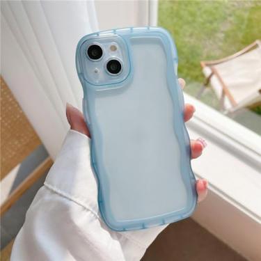 Imagem de Capa traseira colorida onda encaracolada para Realme 10 Pro Plus 9 8 8s 9i GT GT2 Neo 3T 5 SE 2 Capa de telefone de silicone TPU ultrafina, azul, para Realme 8 5G