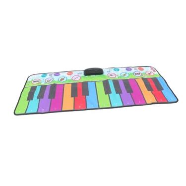 2 Pcs piano musical do bebê | jogo musical macio,dança com 8 sons  instrumentos diferentes, cobertor teclado chão música para crianças (1 a 3  anos)