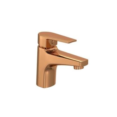 Imagem de Misturador monocomando de mesa bica baixa para lavatório Level, Red Gold, Deca, 2875.GL...