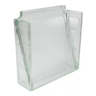 Imagem de 3 Tijolo Vidro Vazado Veneziana Transparente Ventilação 20cm - Cristal