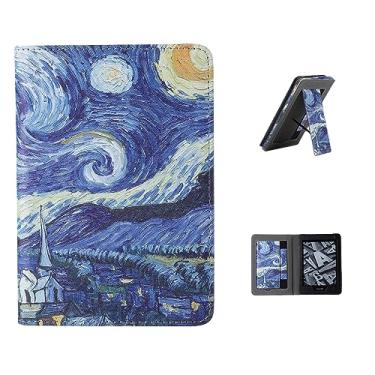 Imagem de Capa para Kindle Paperwhite de 6" (5ª/6ª/7ª Geração, Versão 2012/2013/2015) Modelo No. EY21/DP75SDI - Capa PU com slot para cartão e alça de mão