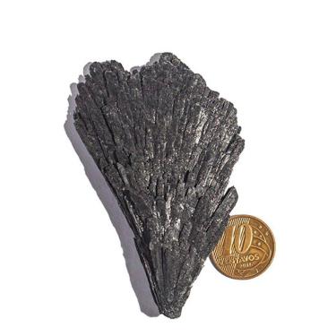 Imagem de Cianita Preta ou Vassoura de Bruxa 70mm Pedra Natural Tipo A