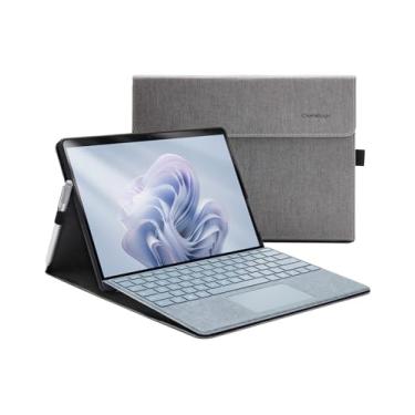 Imagem de Omnpak Capa para Microsoft Surface Pro 9, proteção leve, vários ângulos, suporte para caneta, projetada para tablet Surface Pro 10 Business 2024/Pro 9 5G 33.0 cm 2022, compatível com teclado Type