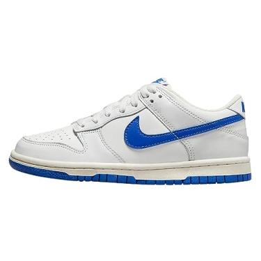 Imagem de Nike Tênis infantil Dunk Low, Branco Summit/Hyper Royal, 20
