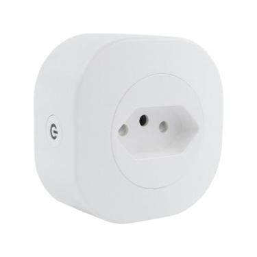 Imagem de Adaptador De Tomada Inteligente 1 Saída 10A - Wi-Fi Geonav Hisp10abv