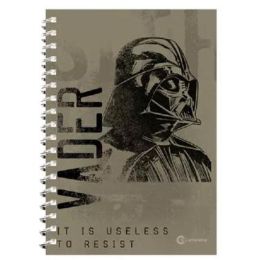 Imagem de Caderno Star Wars Vader Culturama Pautado 80F 1 Matéria