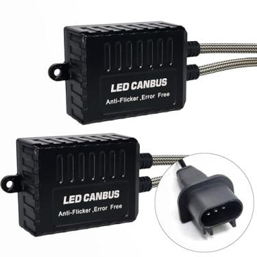 Imagem de SOCAL-LED 2x H13 9008 A1 LED Decodificador Forte Canbus Código de Erro Aviso Cancelador Adaptador de Relé Anti Cintilação