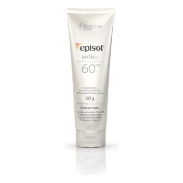 Imagem de Protetor Solar Fps 60 Episol Antiox 60g Mantecorp Skincare Protetor Episol Facial Antiox Antienvelhecimento FPS60 60g
