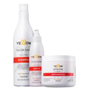 Imagem de Yellow Color Care Trio Shampoo 500ml + Máscara 500ml + Leave-In 125ml